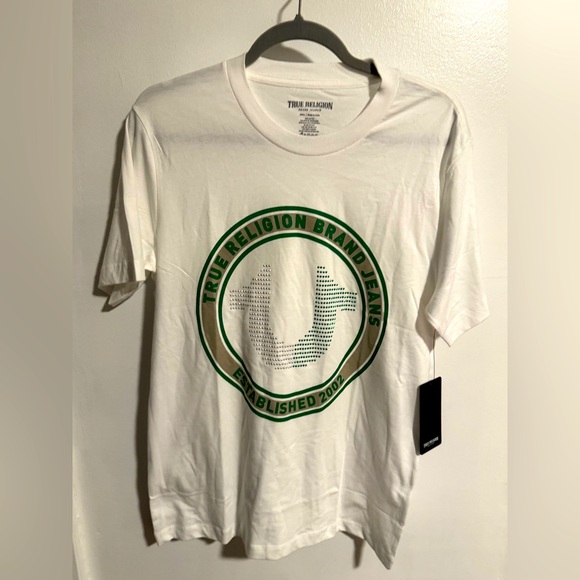 True Religion Other - $14❤️‍🔥50%❤️‍🔥 True Religion White and Green Graphic Tee